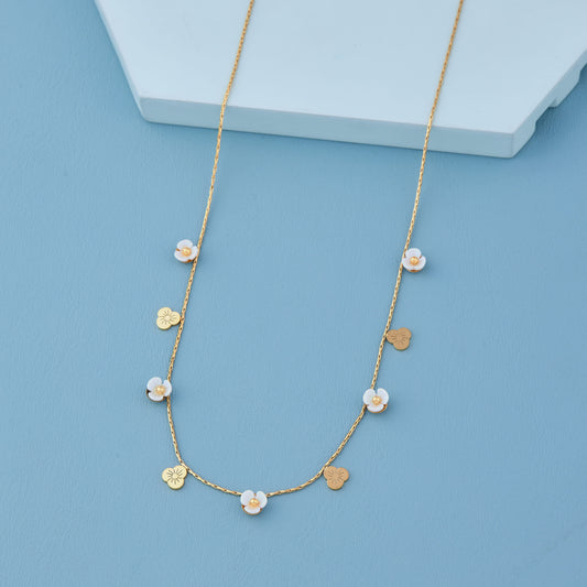 Shining Floral Necklace
