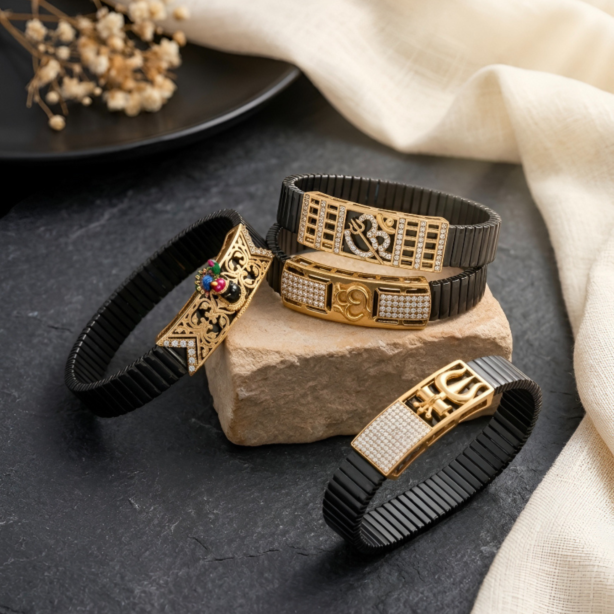 Spiritual bracelets for men by ZJOOLRY