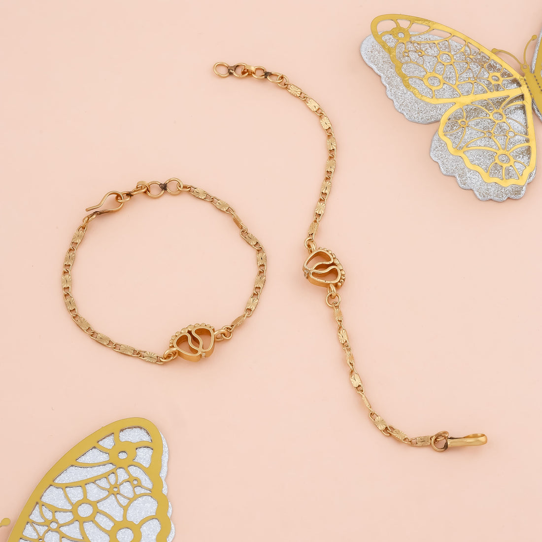 Baby Footprint Bracelet - Pair