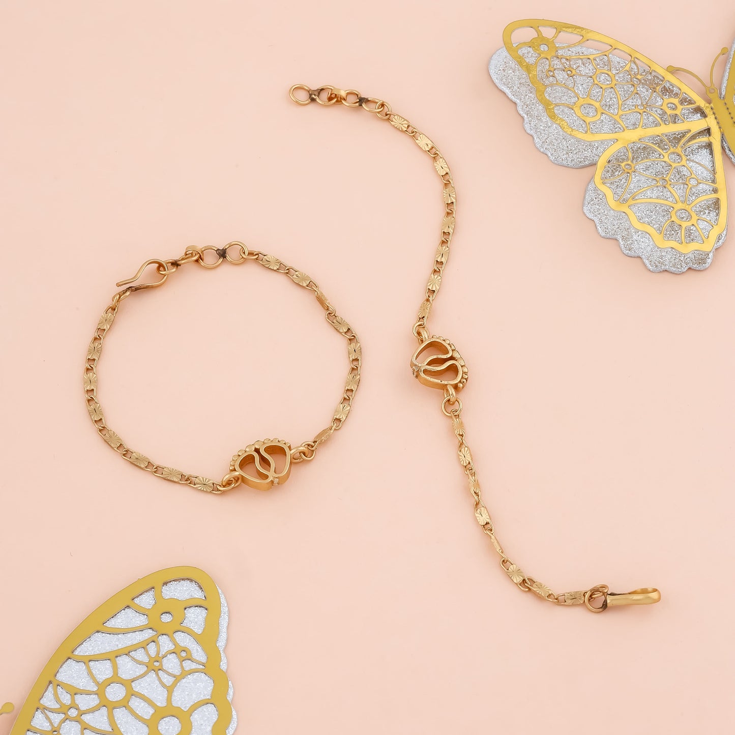 Baby Footprint Bracelet - Pair