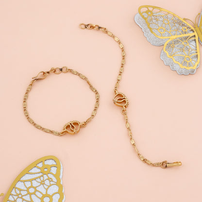 Baby Footprint Bracelet - Pair