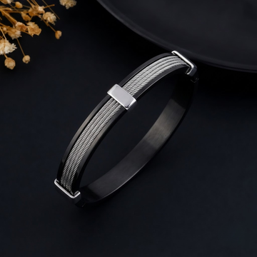 Braided Black Kada for Men