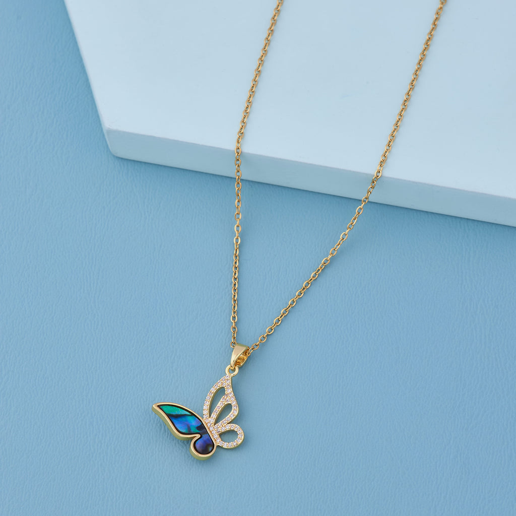 Colorful Butterfly Necklace