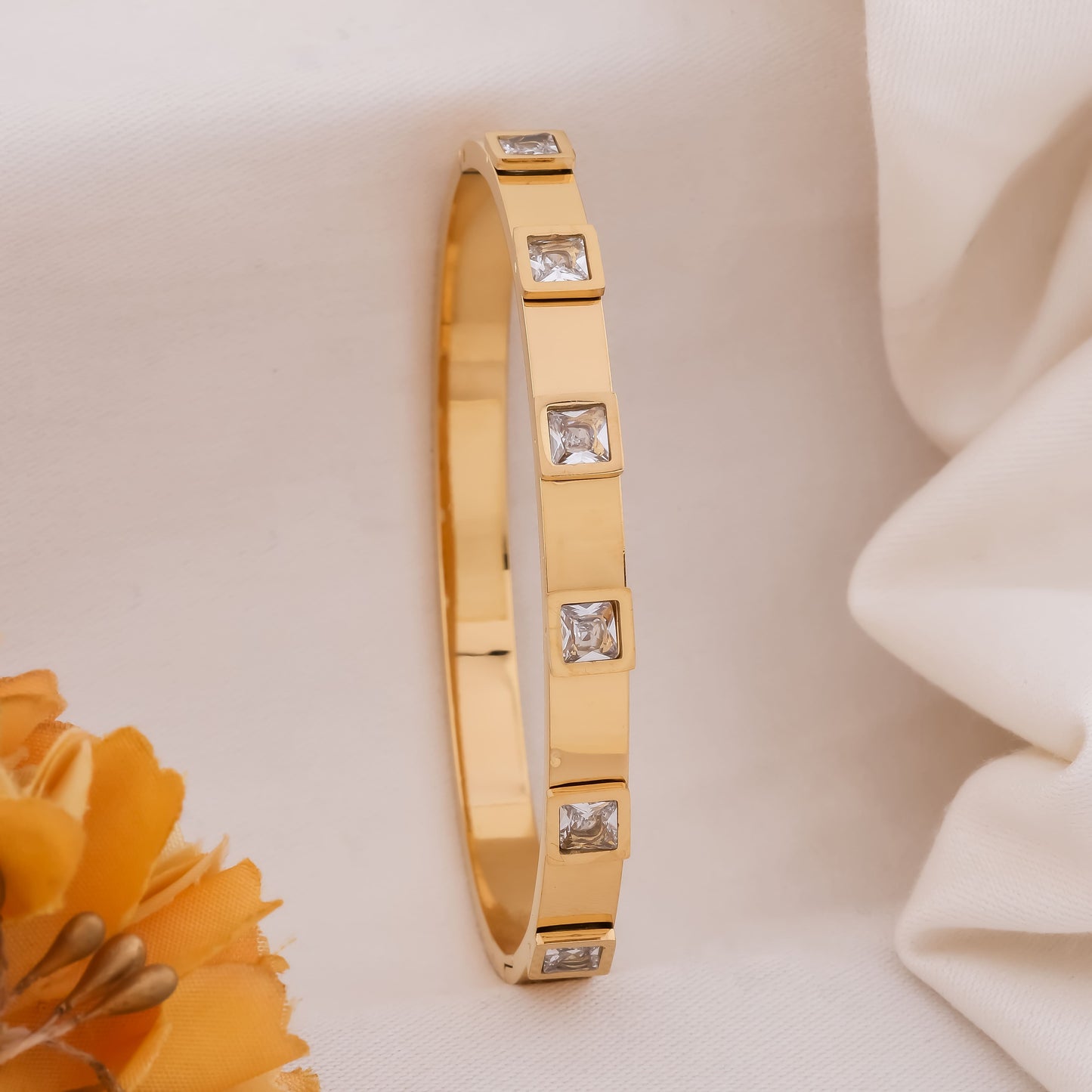 Diamond Square Bracelet