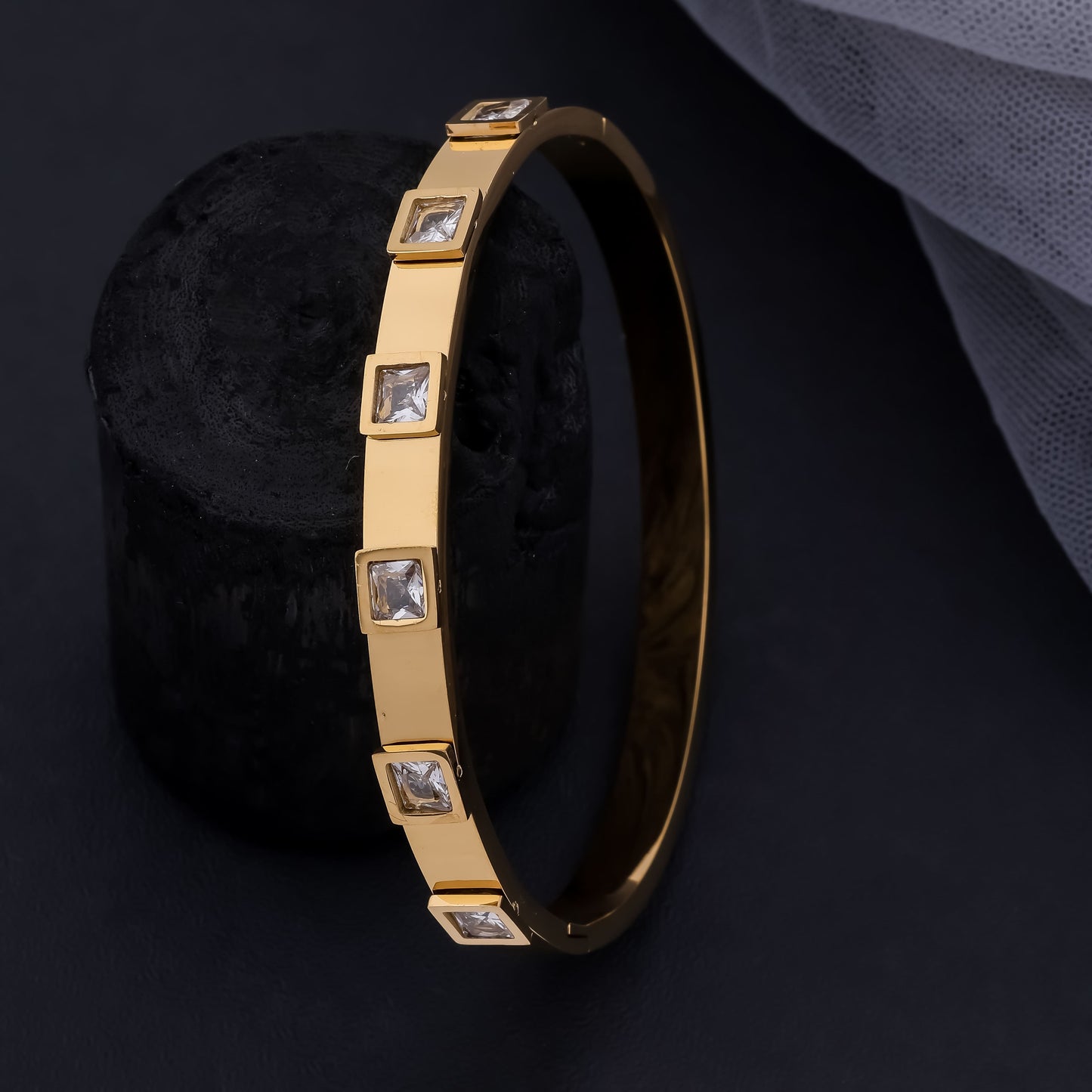 Diamond Square Bracelet