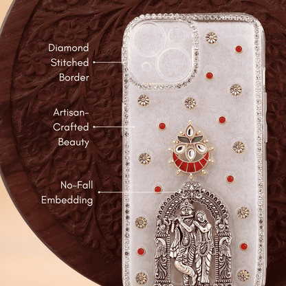 Divine Radha Krishna Backcase