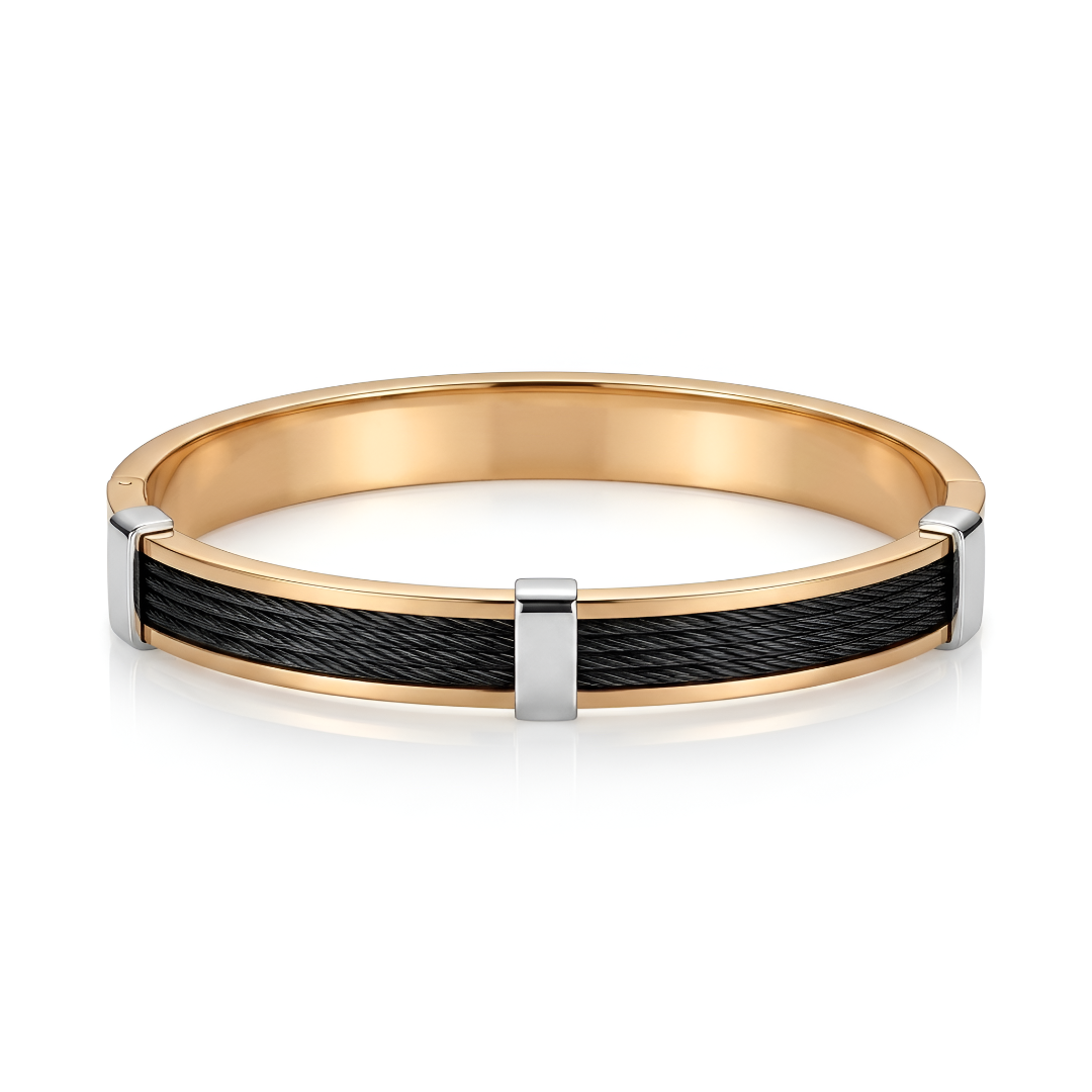 Dual Tone Goldline Kada for Men