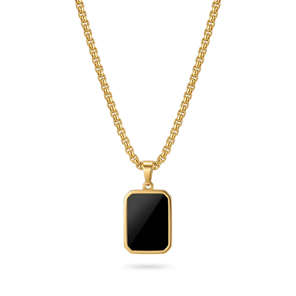 Eclipse Frame Pendant Necklace