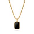 Eclipse Frame Pendant Necklace
