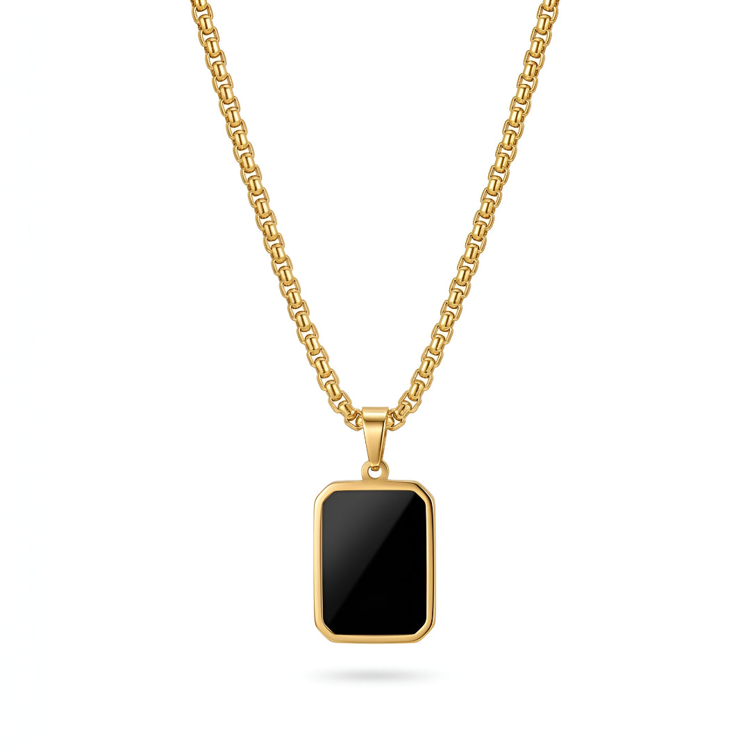 Eclipse Frame Pendant Necklace