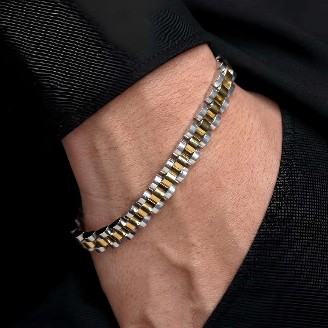 Elite Dual Tone Bracelet for Men