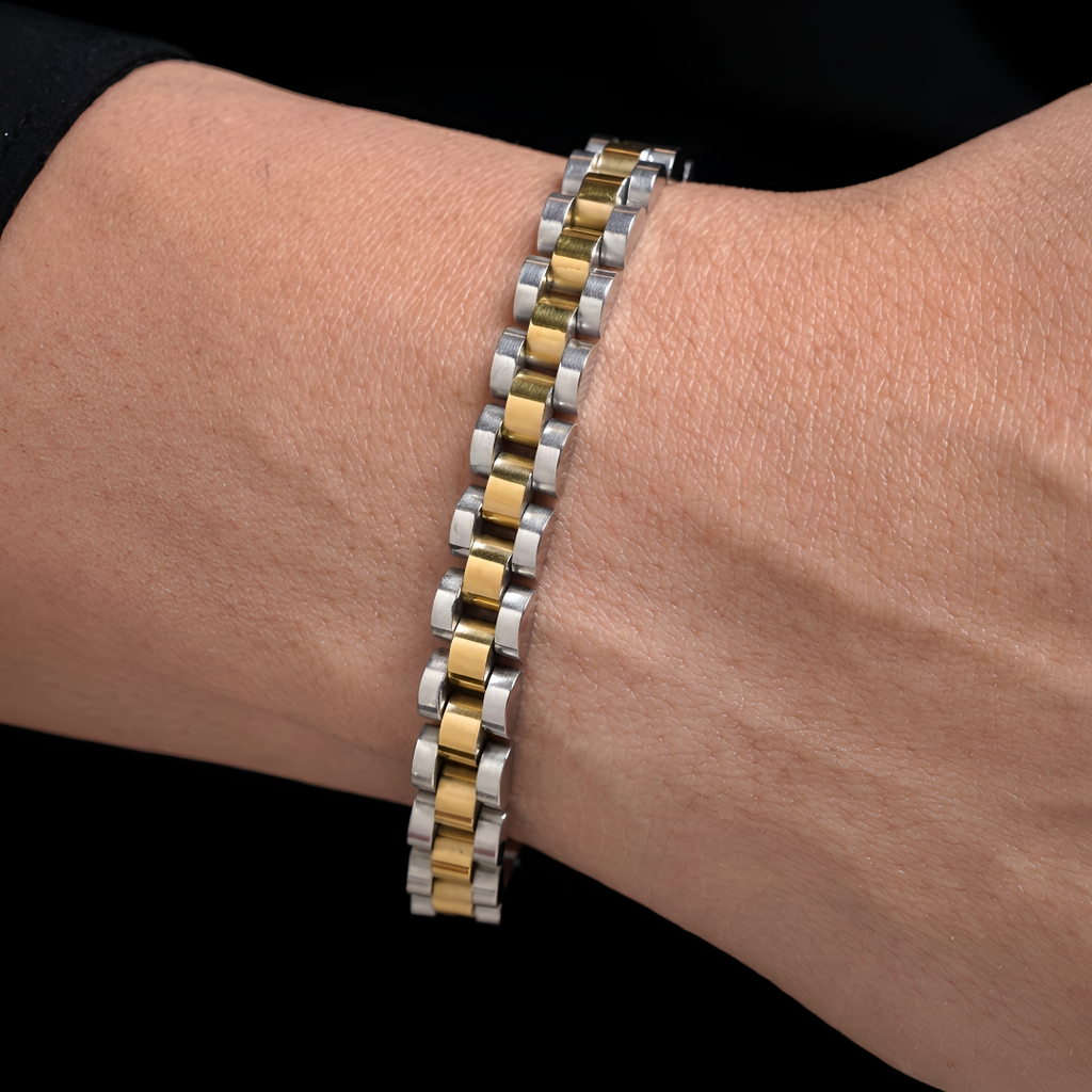 Elite Dual Tone Bracelet for Men