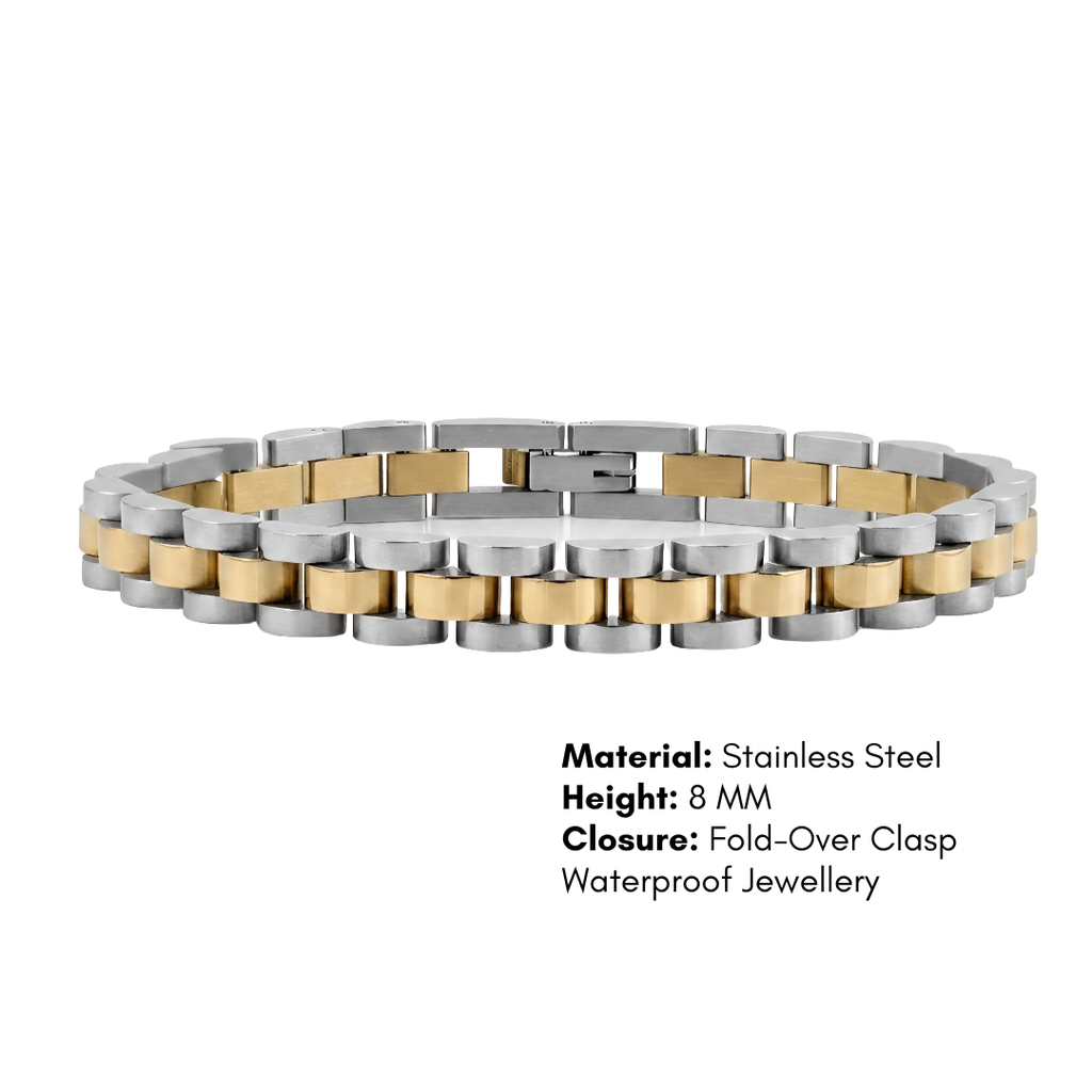 Elite Dual Tone Bracelet for Men