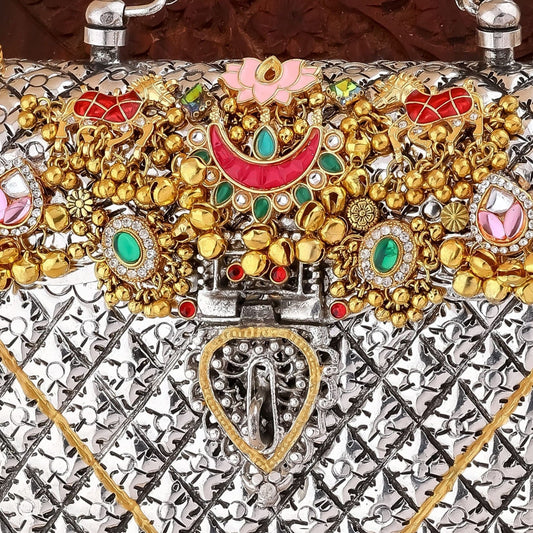 Eternal Bloom – Curved Clutch of Heritage Luxe