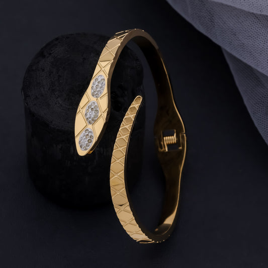 Golden Serpent Bracelet