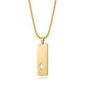 Golden Spark Pendant Necklace