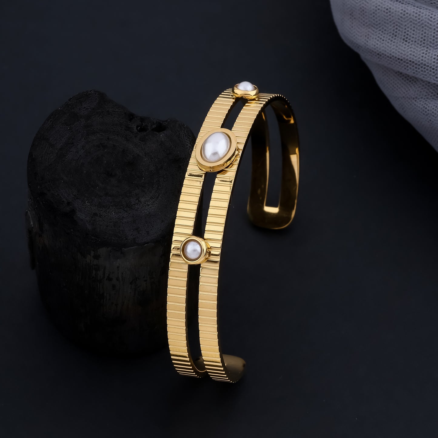 Golden Pearl Bracelet