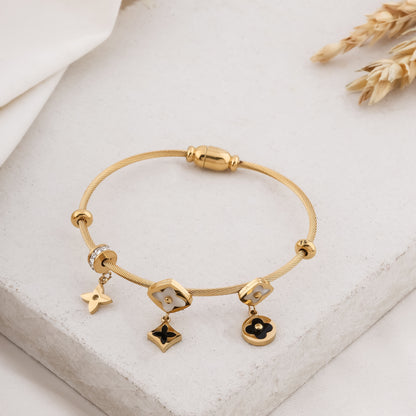 Golden Clover Bracelet