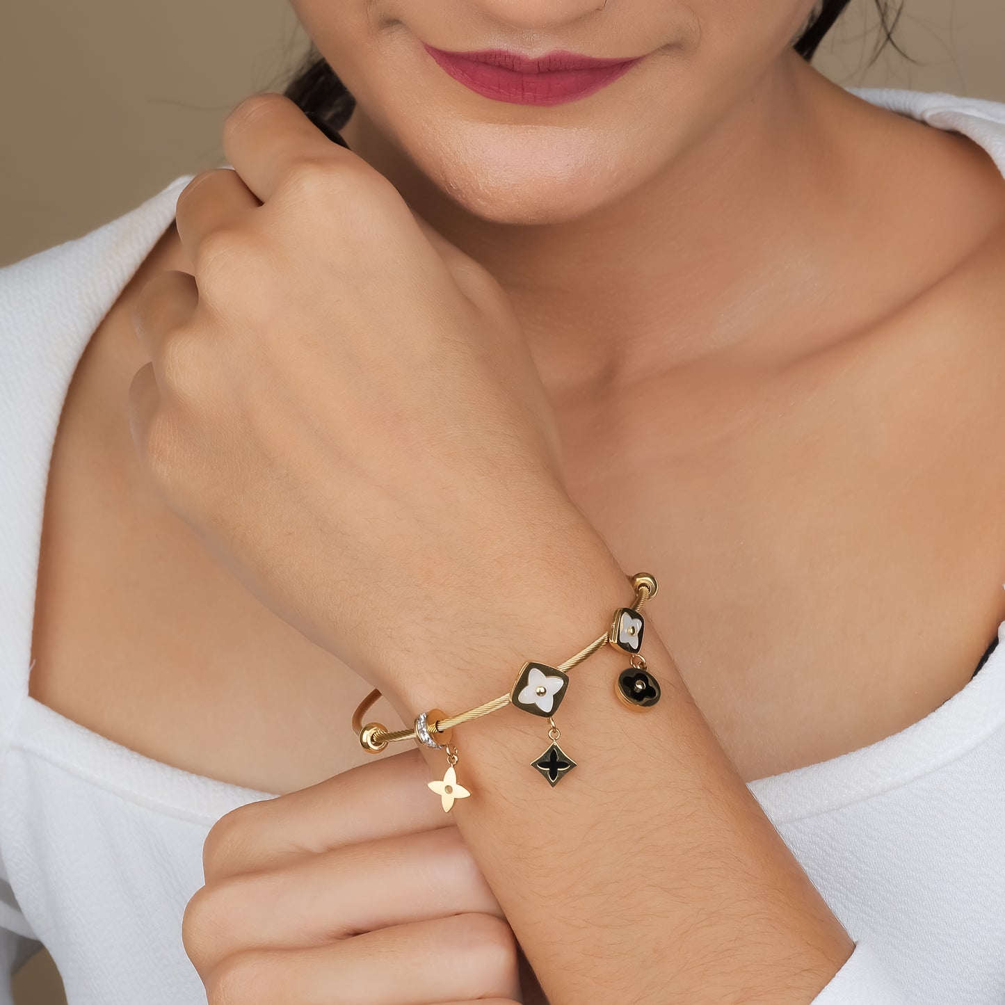 Golden Clover Bracelet