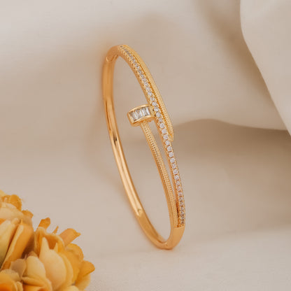 Diamond Nail Bracelet