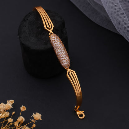 Shimmer Curve Bracelet