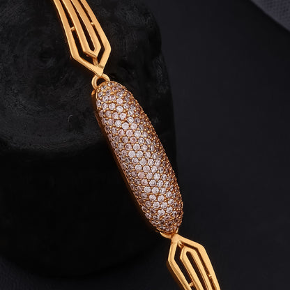 Shimmer Curve Bracelet