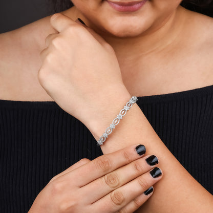 Floral Diamond Bracelet