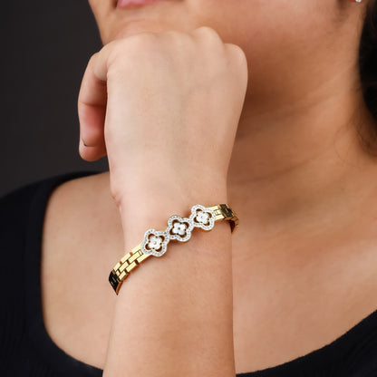 Layered Flower Bracelet