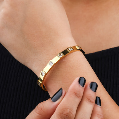 Diamond Square Bracelet