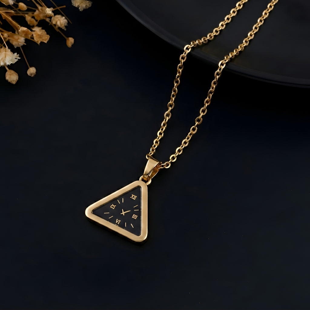 Imperial Triangle Dial Necklace