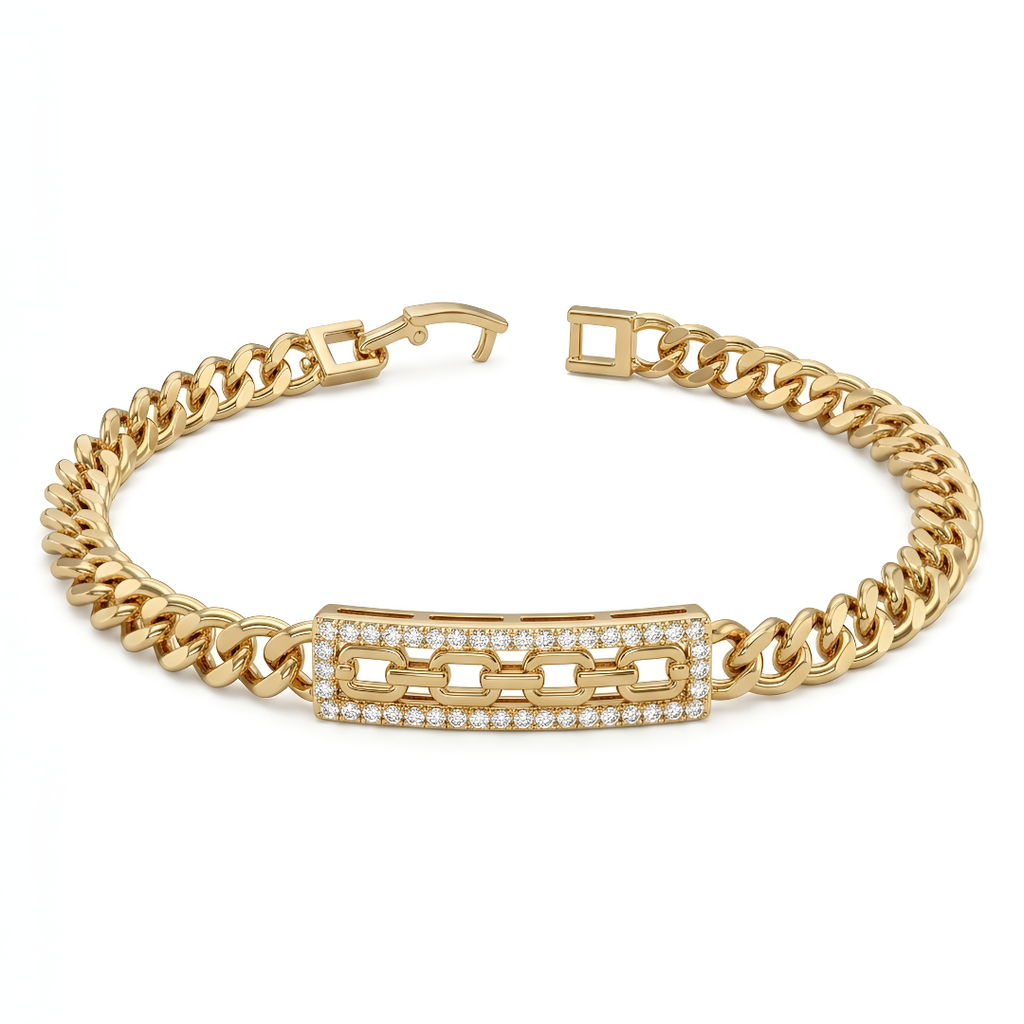 Linked Crown Rakhi Bracelet