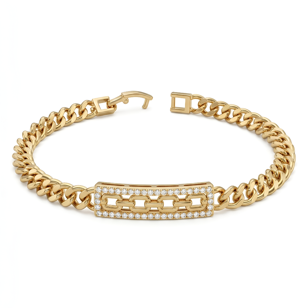 Linked Crown Rakhi Bracelet