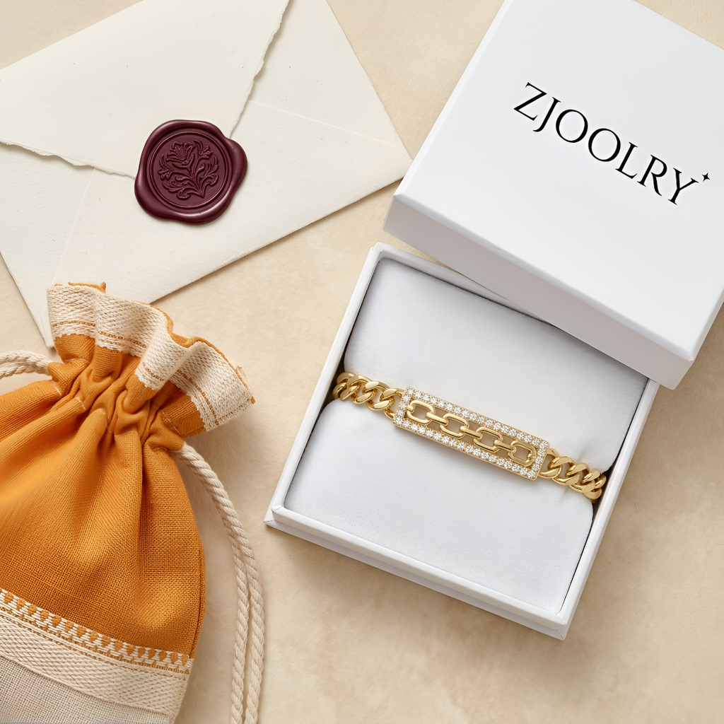 Linked Crown Rakhi Bracelet