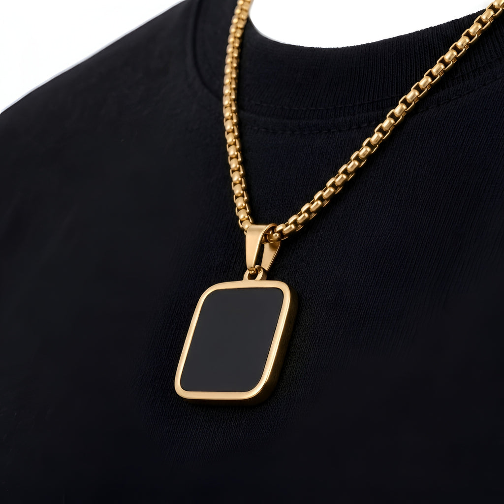 Noir Prestige Pendant Necklace