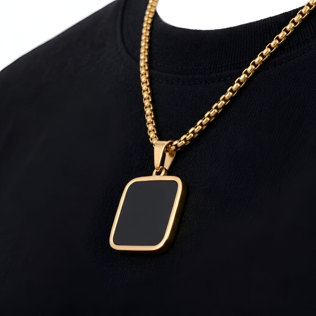 Noir Prestige Pendant Necklace