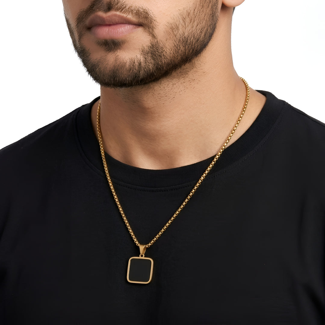 Noir Prestige Pendant Necklace