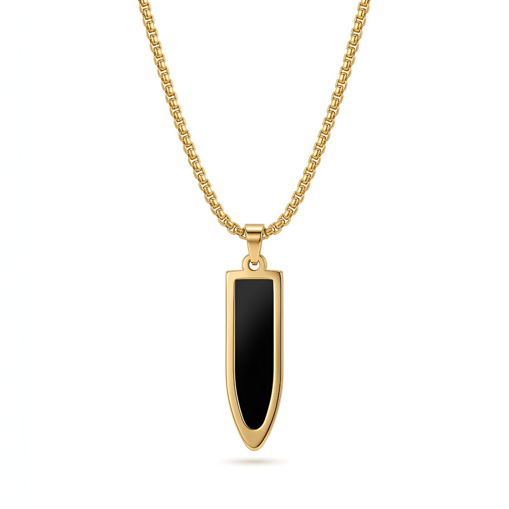 Regal Shield Pendant Necklace