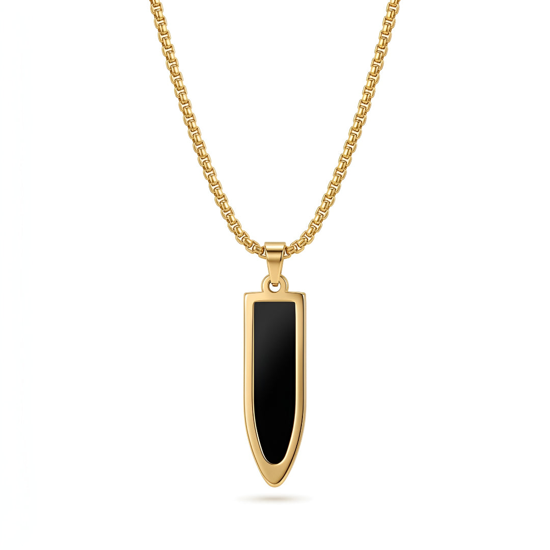 Regal Shield Pendant Necklace