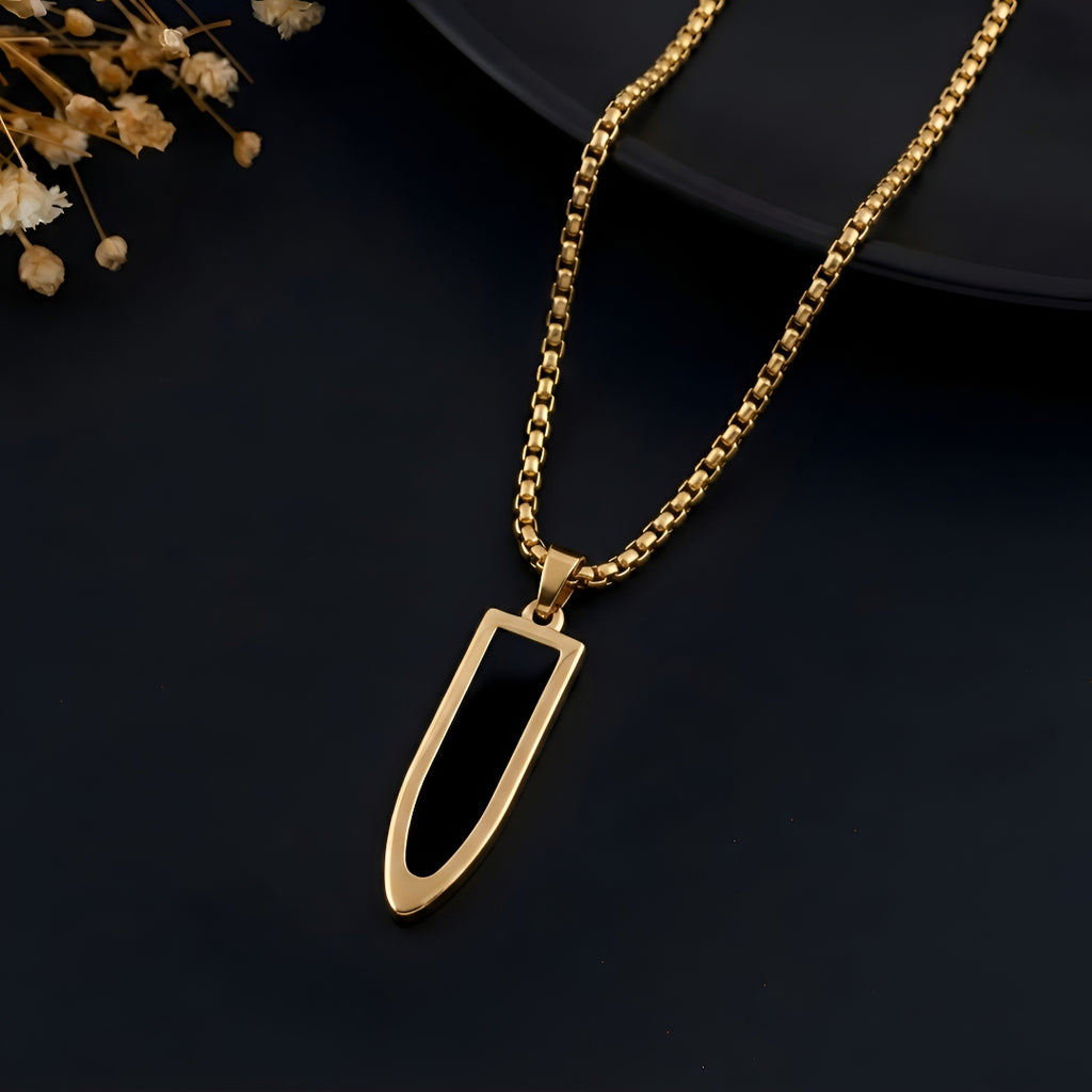 Regal Shield Pendant Necklace