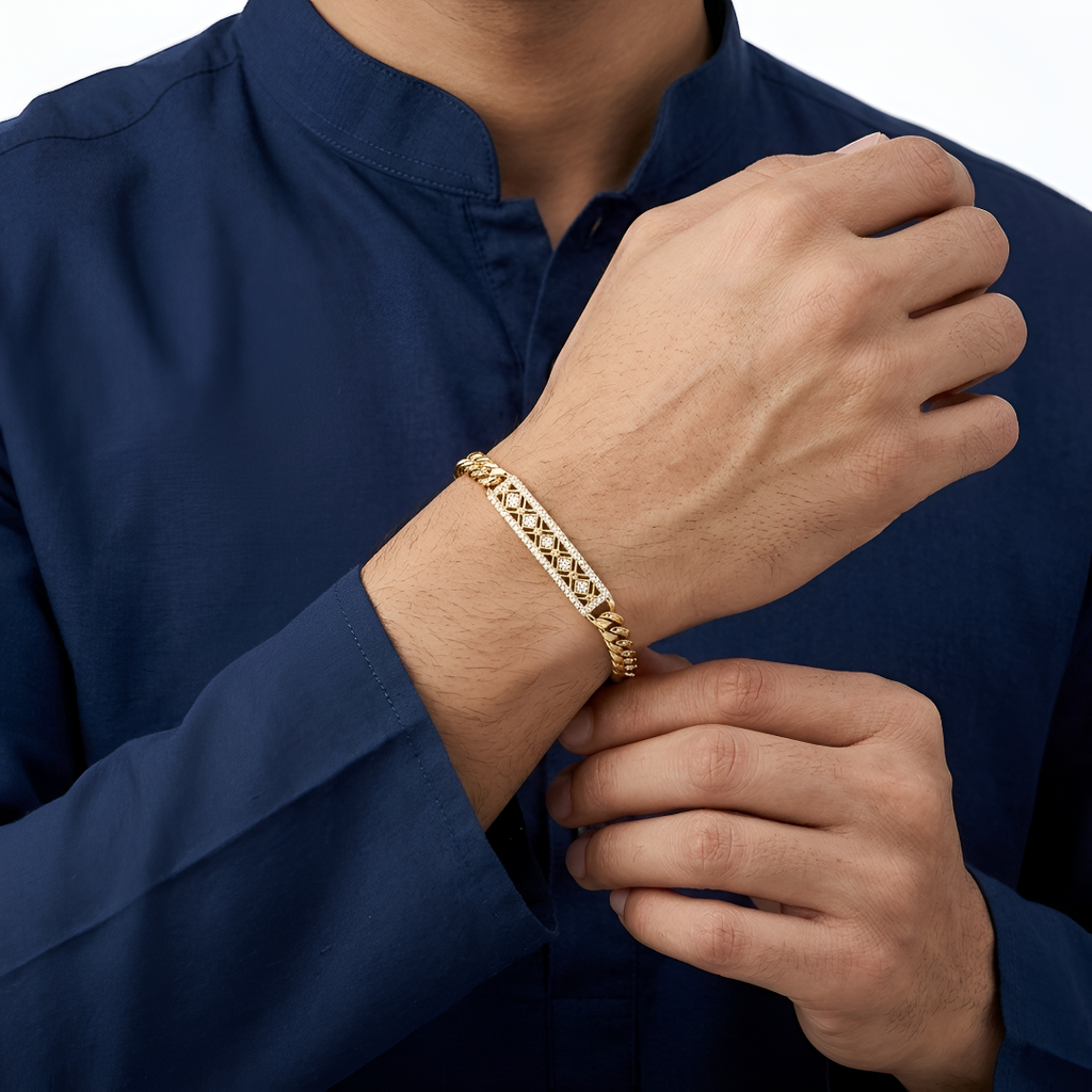 Royal Lattice Rakhi Bracelet