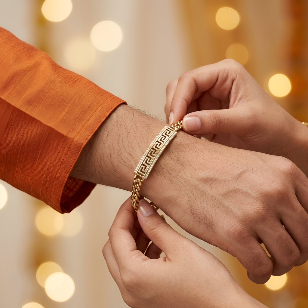 Royal Meander Rakhi Bracelet