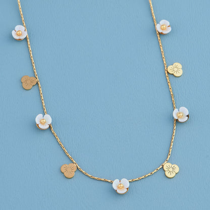 Shining Floral Necklace