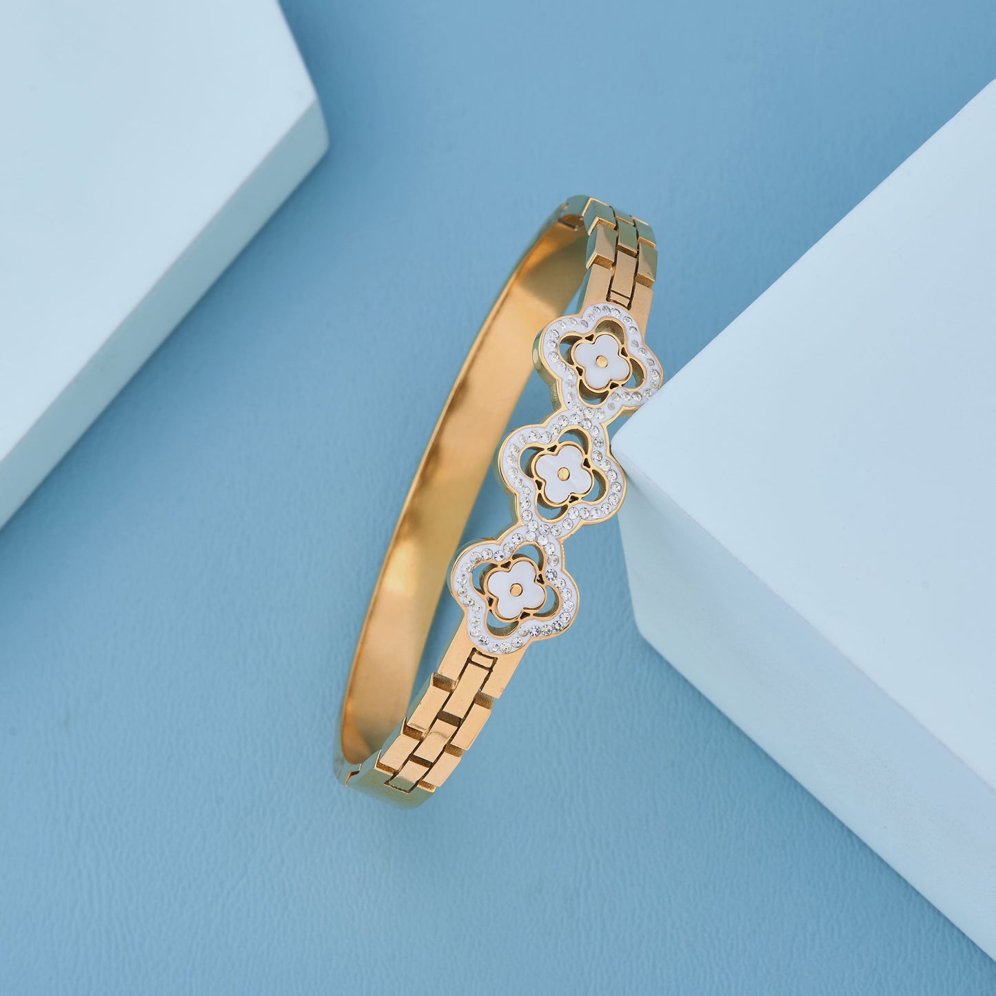 Layered Flower Bracelet