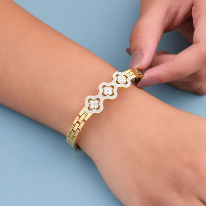 Layered Flower Bracelet