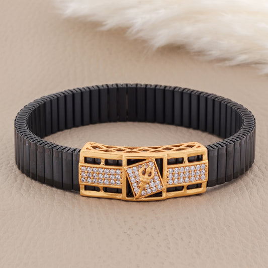 Trishul Diamond Bracelet