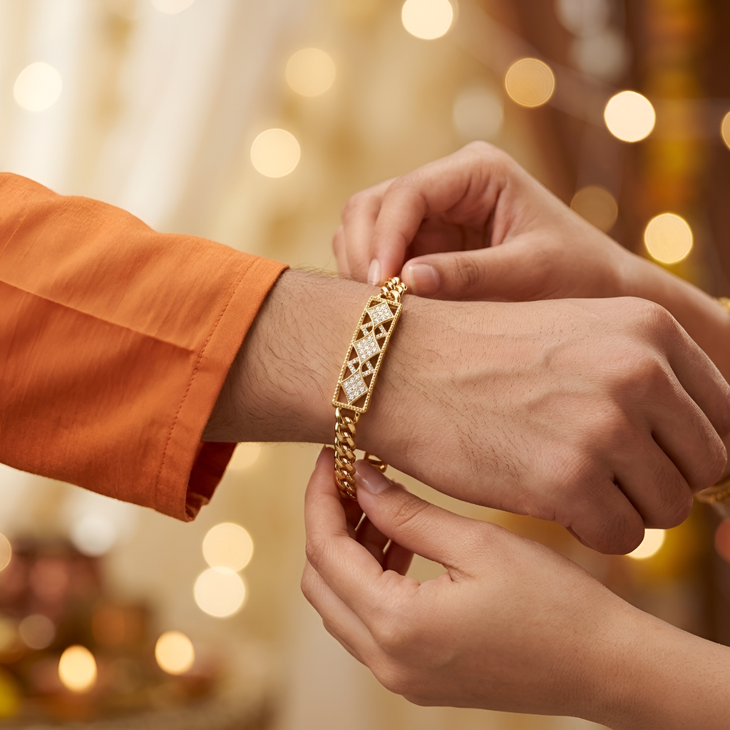 Diamond Grace Rakhi Bracelet